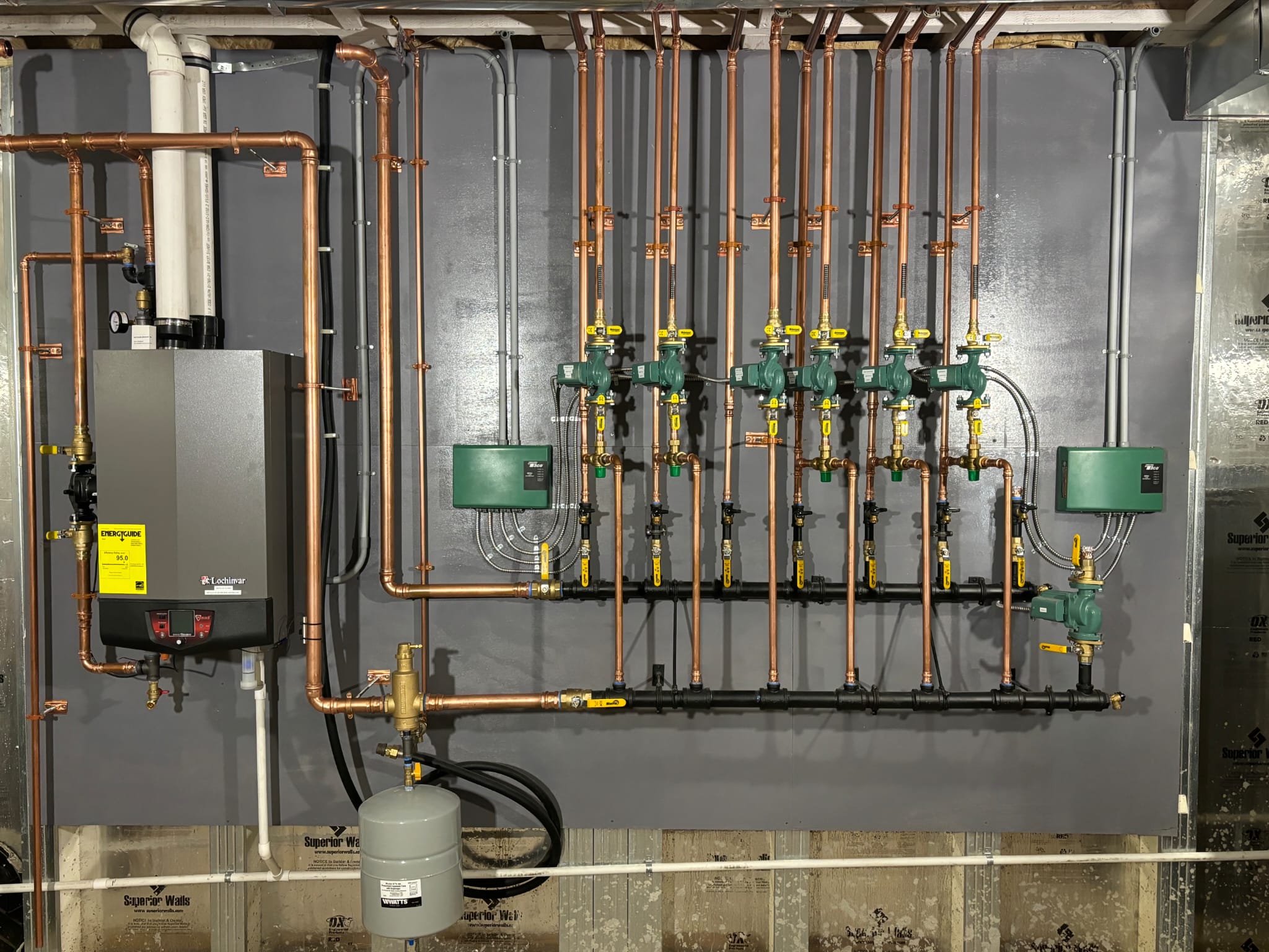 Lochinvar high-efficiency boiler with multi-zone manifold